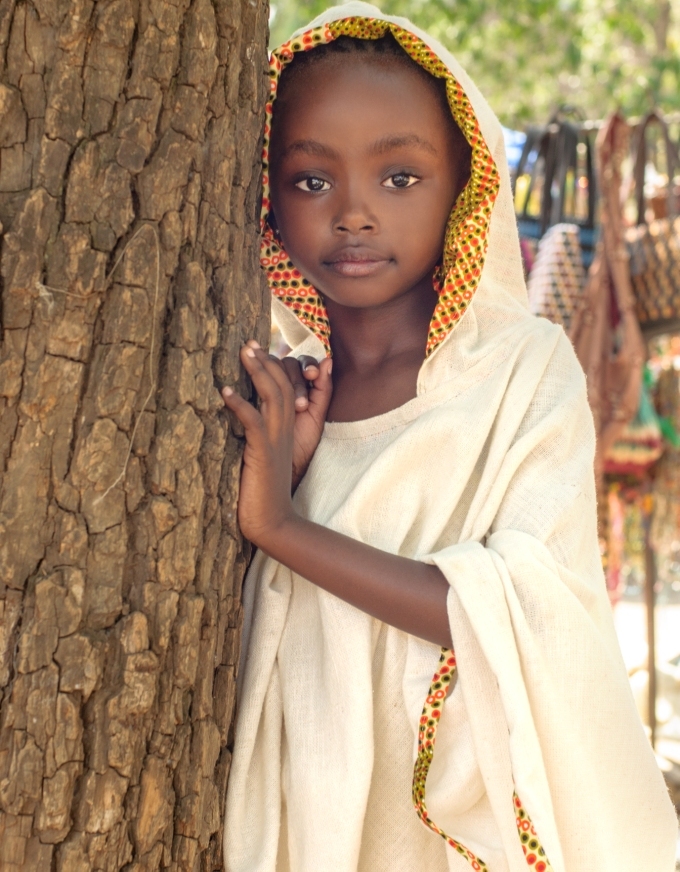 Tully Muthoni Kiragu - аккредитованная модель Международной детской недели моды